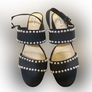 Alex Marie Black Studded Sandals
